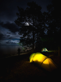 Wild camping, Gotland